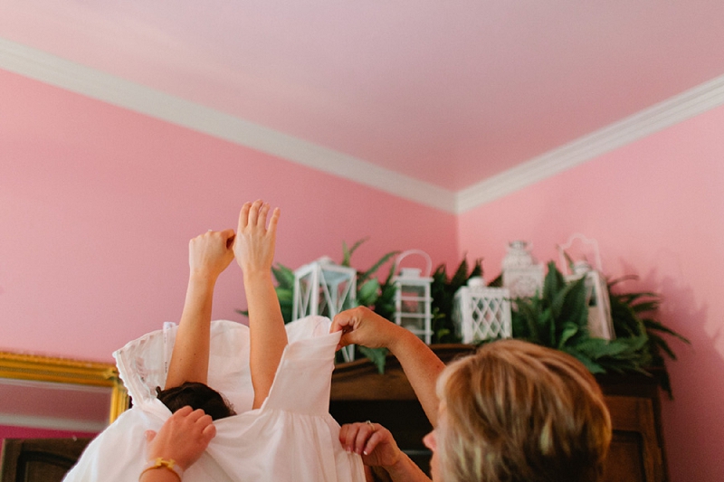 Rustic Pink & White Tennessee Wedding via TheELD.com