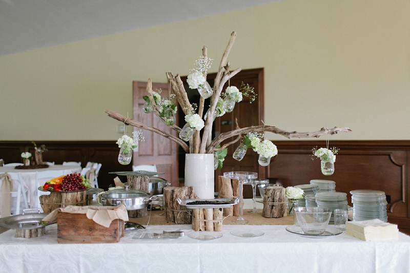 Rustic Pink & White Tennessee Wedding via TheELD.com