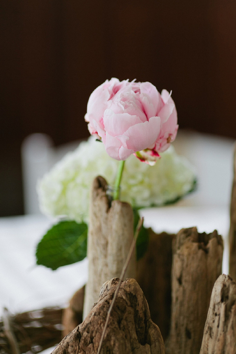 Rustic Pink & White Tennessee Wedding via TheELD.com