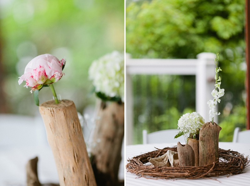 Rustic Pink & White Tennessee Wedding via TheELD.com