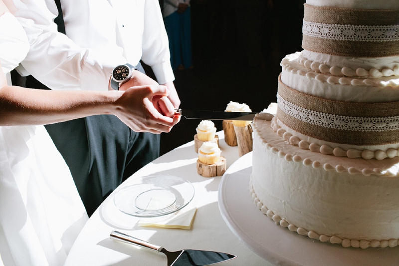 Rustic Pink & White Tennessee Wedding via TheELD.com