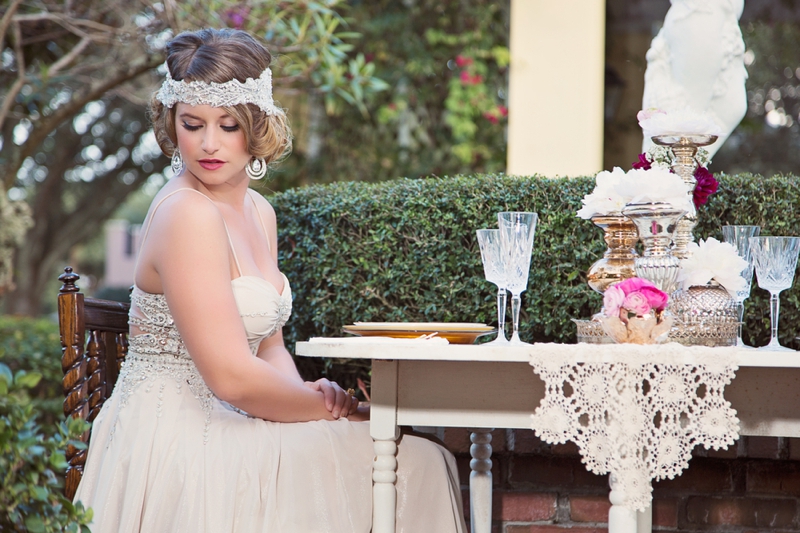 1920s Vintage Glam Wedding Inspiration via TheELD.com