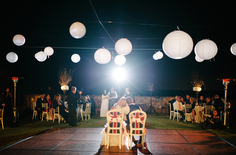 Elegant Green and White Bella Collina Wedding via TheELD.com