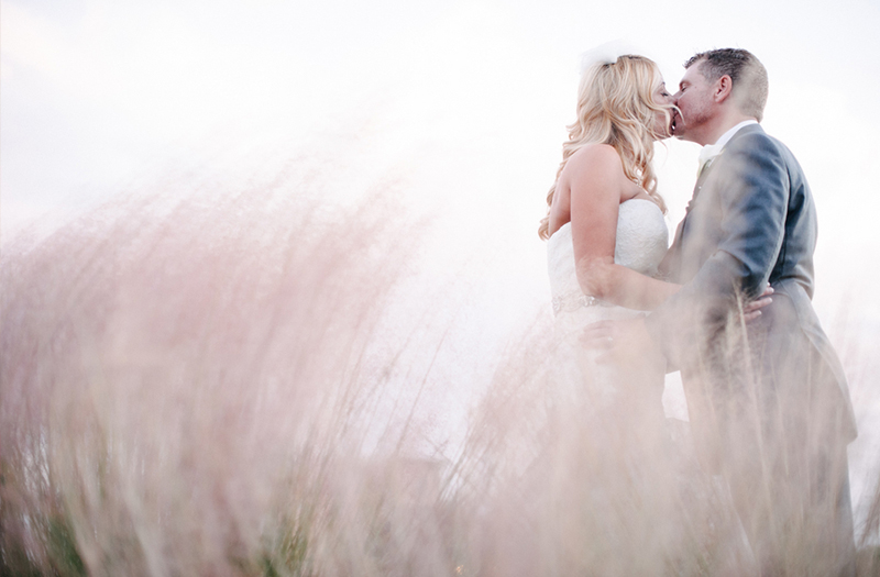 Elegant Green and White Bella Collina Wedding via TheELD.com