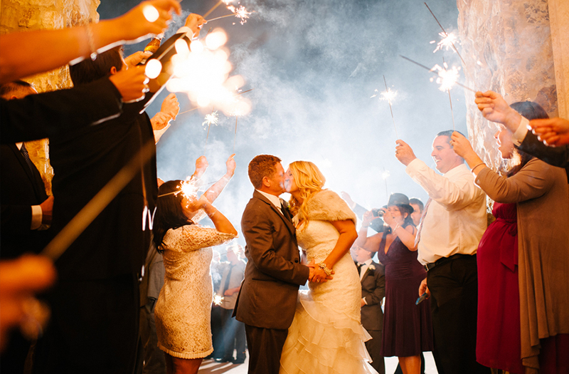 Elegant Green and White Bella Collina Wedding via TheELD.com