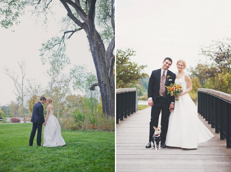 Rustic Yellow and Orange St. Louis Wedding via TheELD.com