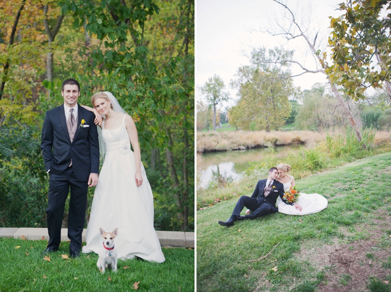 Rustic Yellow and Orange St. Louis Wedding via TheELD.com