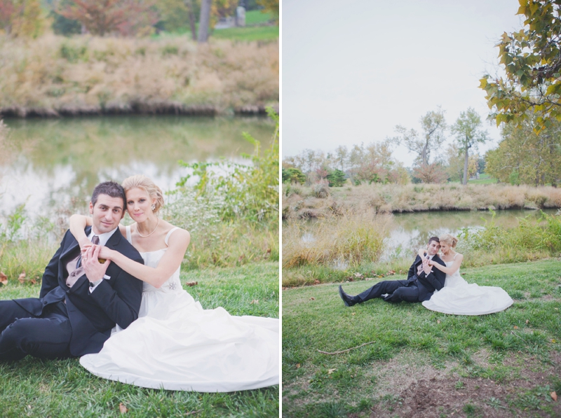 Rustic Yellow and Orange St. Louis Wedding via TheELD.com