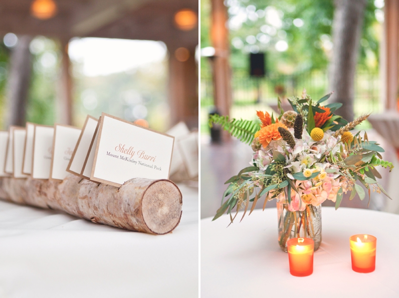 Rustic Yellow and Orange St. Louis Wedding via TheELD.com