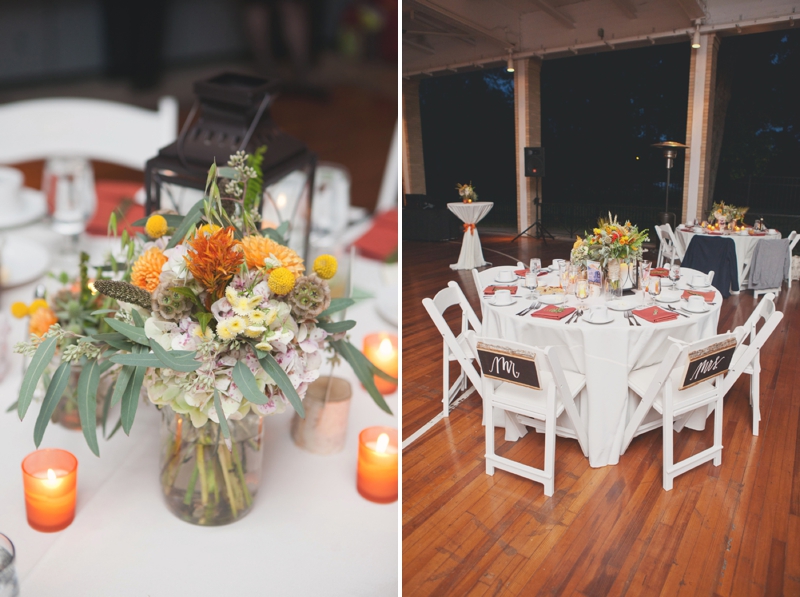 Rustic Yellow and Orange St. Louis Wedding via TheELD.com