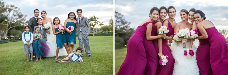 Modern Purple and Teal Florida Wedding via TheELD.com