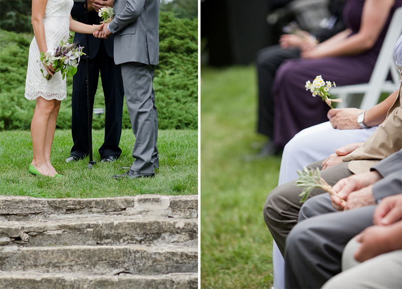 Eclectic Green Nature Inspired Illinois Wedding via TheELD.com