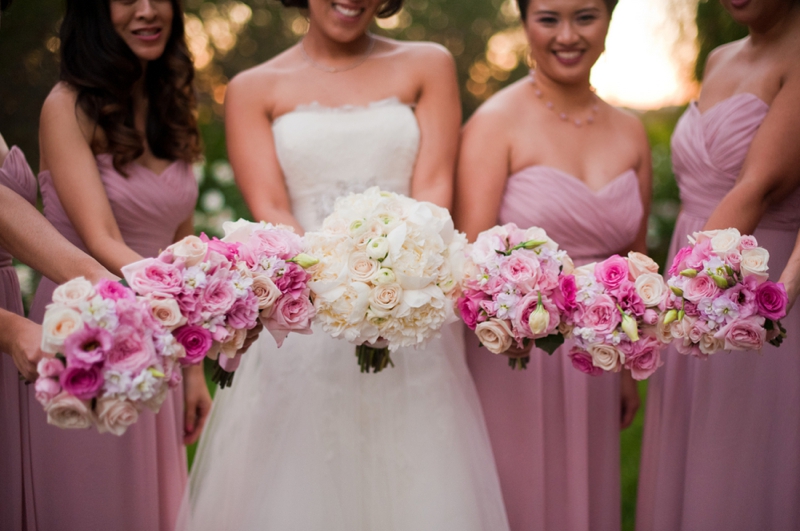 Modern & Glamorous Pink Wedding via TheELD.com