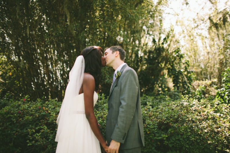 Elegant Green & Gray Wedding via TheELD.com