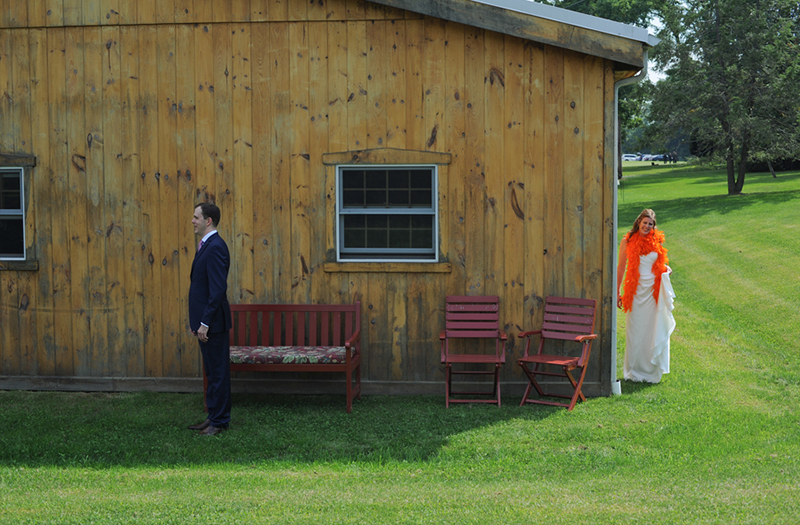 Intimate & Rustic Blue & Green New York Wedding via TheELD.com