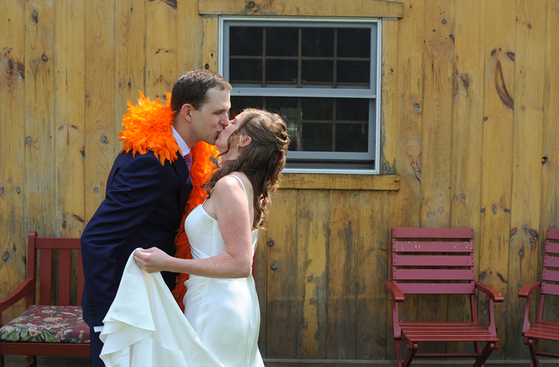 Intimate & Rustic Blue & Green New York Wedding via TheELD.com