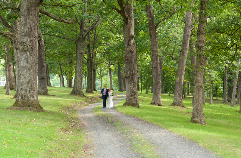 Intimate & Rustic Blue & Green New York Wedding via TheELD.com