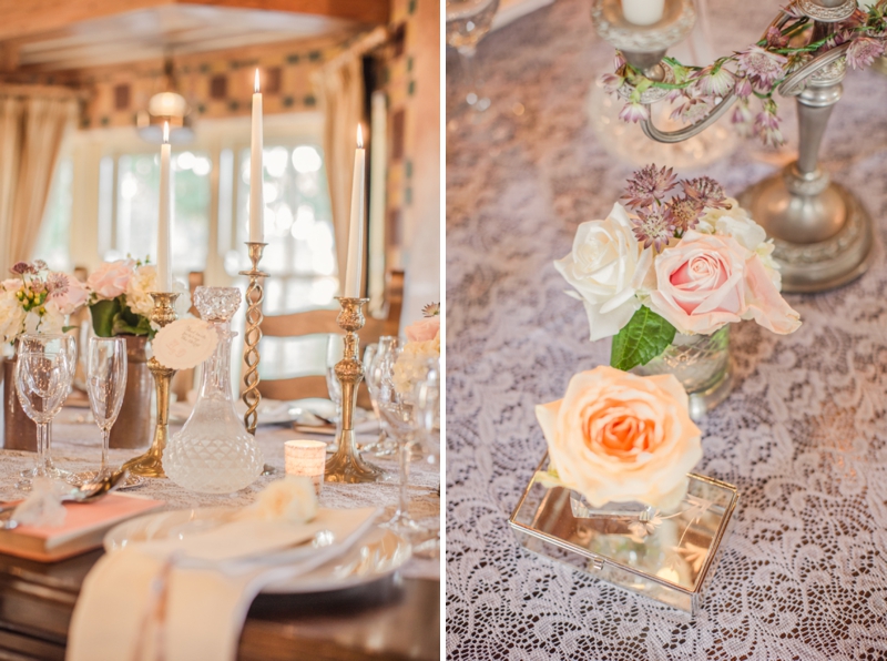 Vintage Romantic Garden Wedding Inspiration via TheELD.com