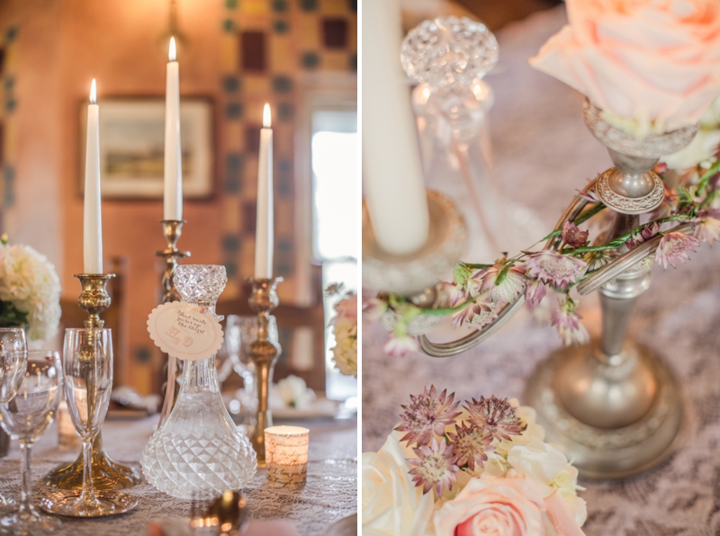 Vintage Romantic Garden Wedding Inspiration via TheELD.com