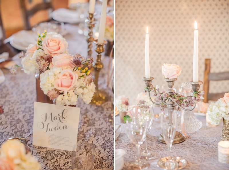 Vintage Romantic Garden Wedding Inspiration via TheELD.com