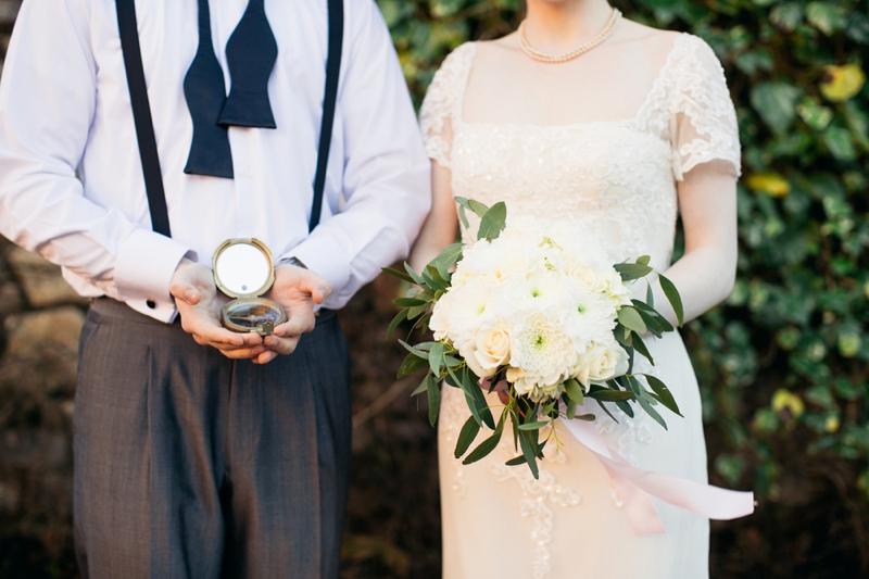 Vintage Romantic Garden Wedding Inspiration via TheELD.com