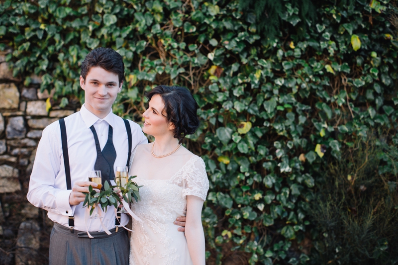 Vintage Romantic Garden Wedding Inspiration via TheELD.com