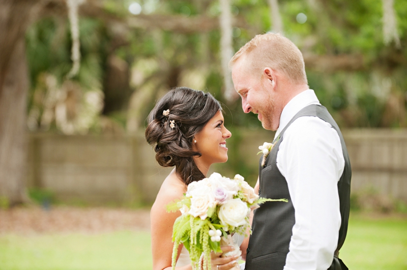 A Rustic Garden Wedding via TheELD.com