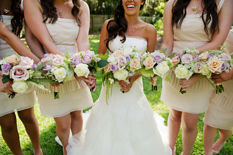 A Rustic Garden Wedding via TheELD.com