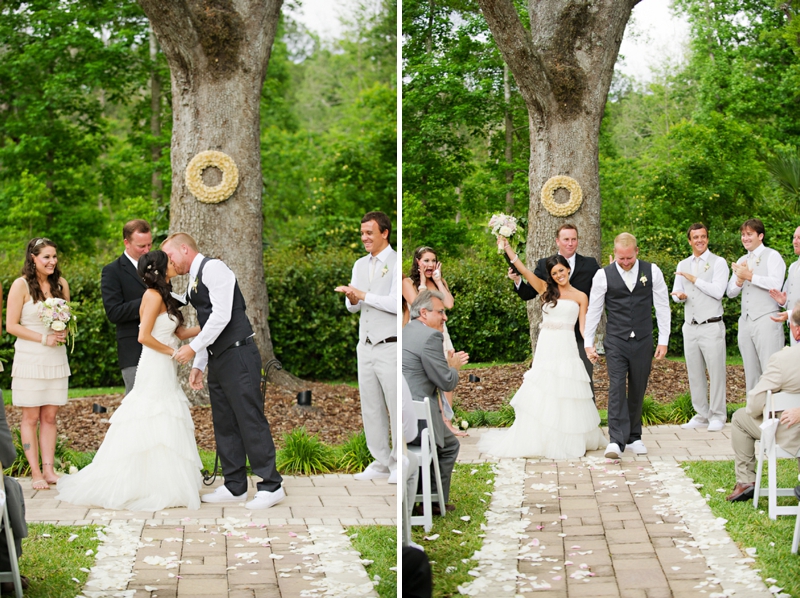 A Rustic Garden Wedding via TheELD.com