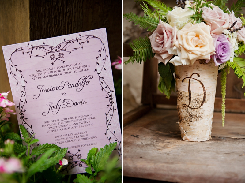 A Rustic Garden Wedding via TheELD.com