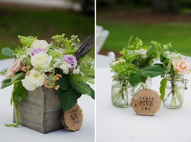 A Rustic Garden Wedding via TheELD.com