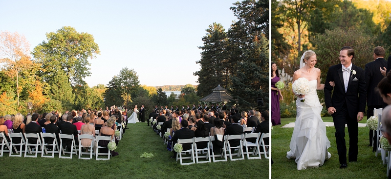 Classic Green & White Minnesota Wedding via TheELD.com