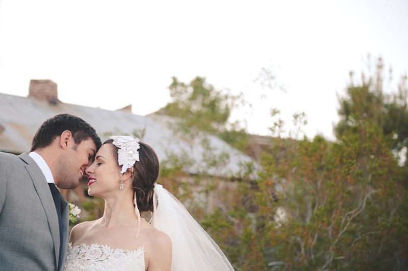 Vintage Glam Desert Bride & Groom Session via TheELD.com