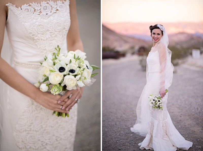 Vintage Glam Desert Bride & Groom Session via TheELD.com