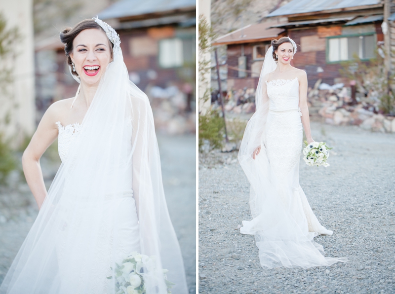 Vintage Glam Desert Bride & Groom Session via TheELD.com