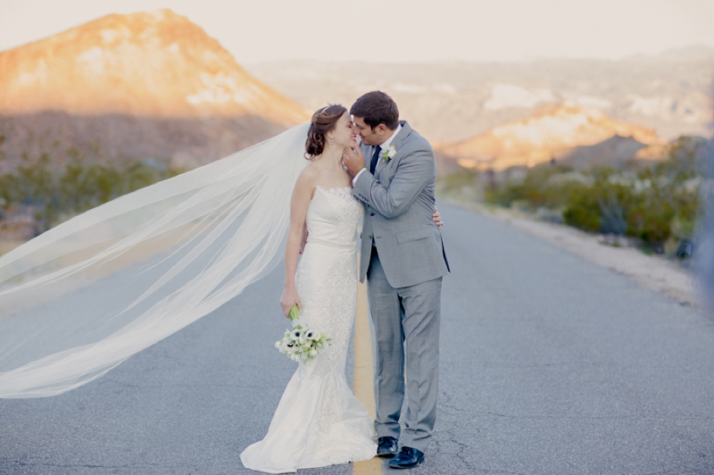 Vintage Glam Desert Bride & Groom Session via TheELD.com