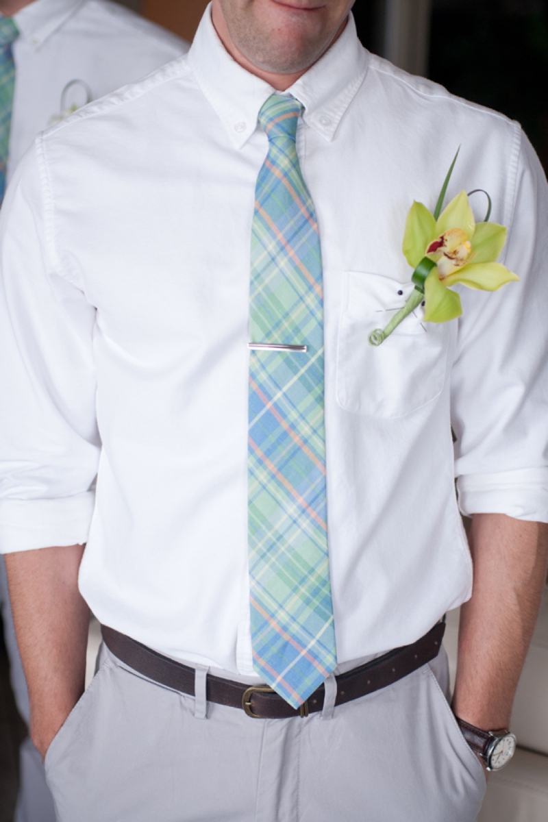 Rustic Chic Blue and Green Beach Wedding via TheELD.com