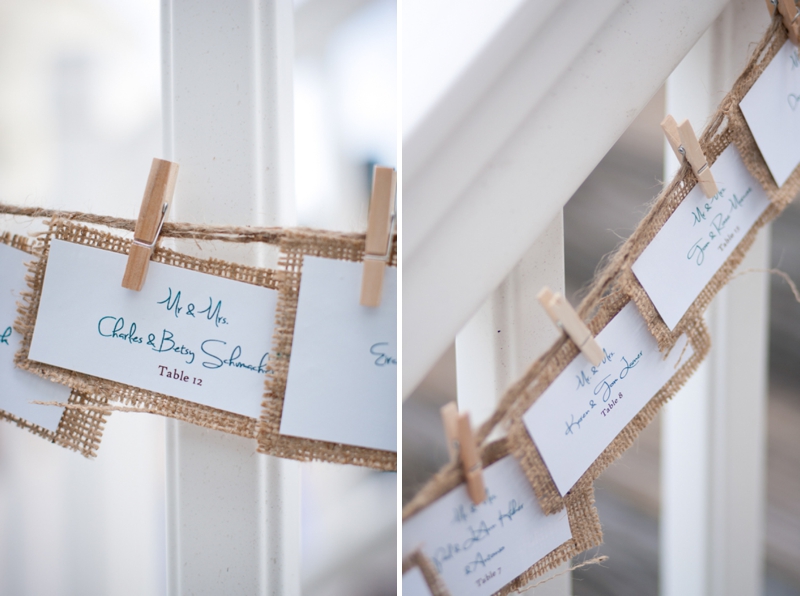 Rustic Chic Blue and Green Beach Wedding via TheELD.com