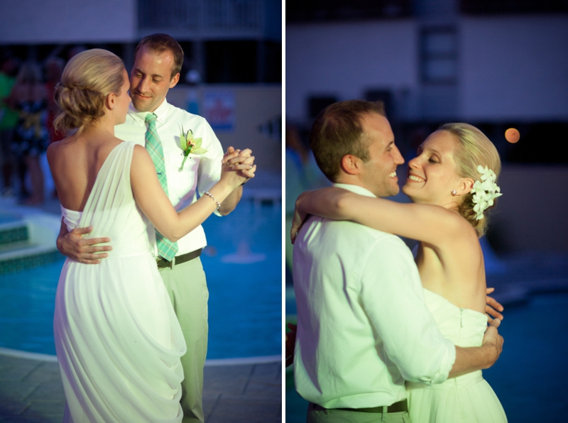 Rustic Chic Blue and Green Beach Wedding via TheELD.com