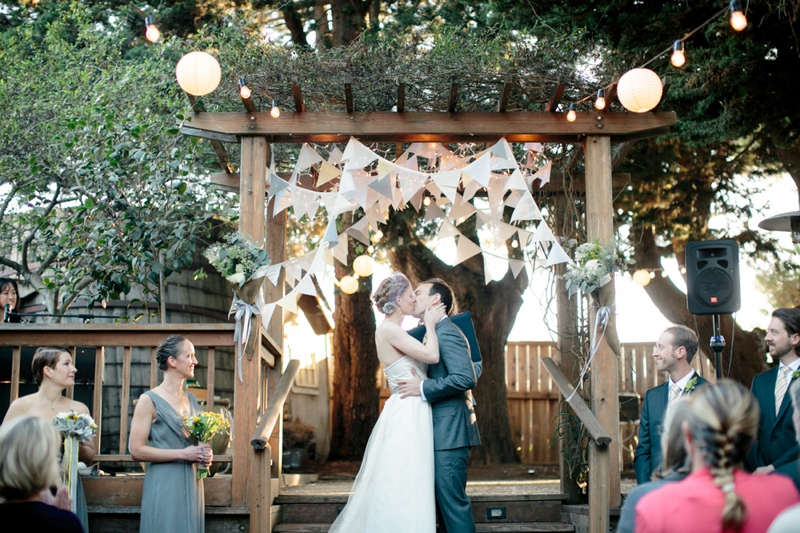 Yellow DIY California Wedding via TheELD.com