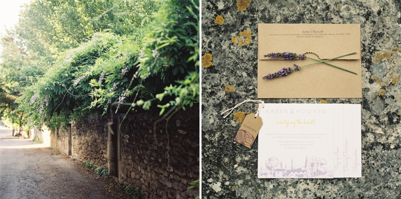 Rustic Lavender Southern France Wedding via TheELD.com