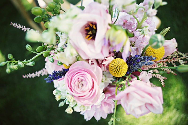 Pink and Mint California Vineyard Wedding via TheELD.com