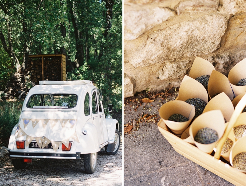 Rustic Lavender Southern France Wedding via TheELD.com