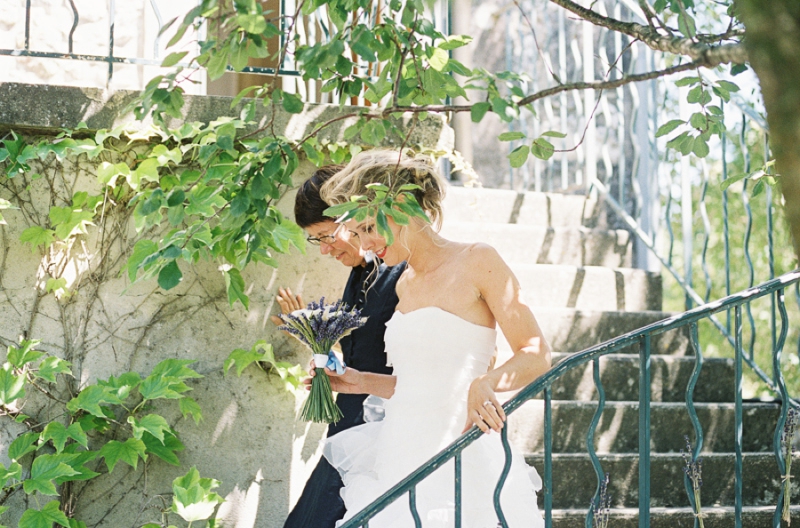 Rustic Lavender Southern France Wedding via TheELD.com