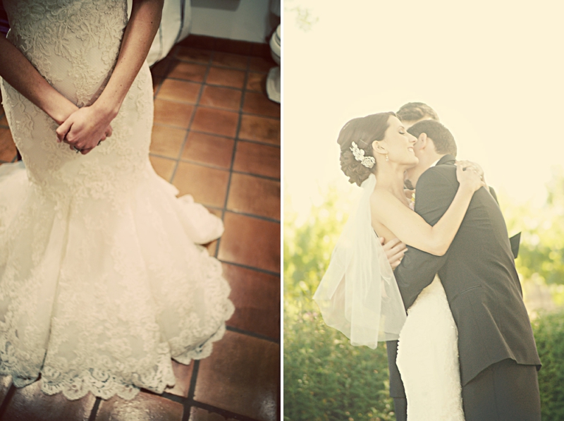 Pink and Mint California Vineyard Wedding via TheELD.com