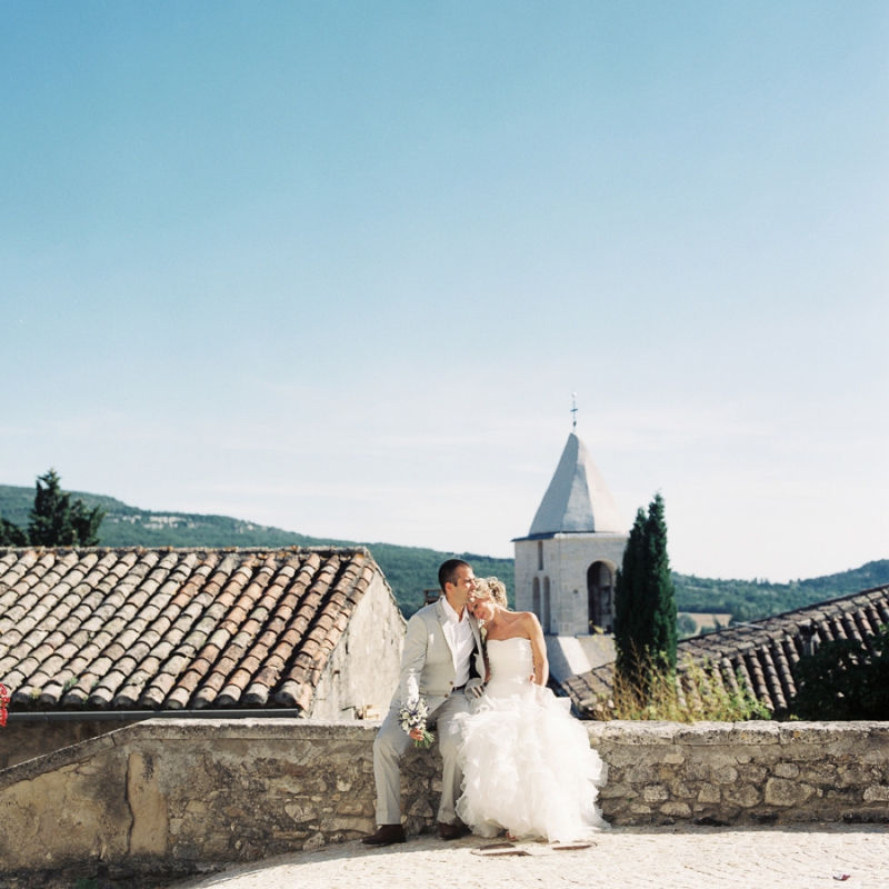 Rustic Lavender Southern France Wedding via TheELD.com