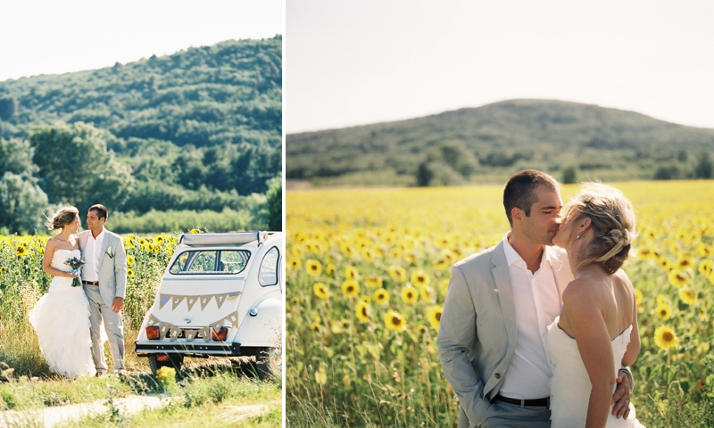 Rustic Lavender Southern France Wedding via TheELD.com