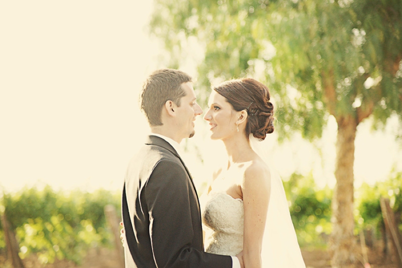 Pink and Mint California Vineyard Wedding via TheELD.com