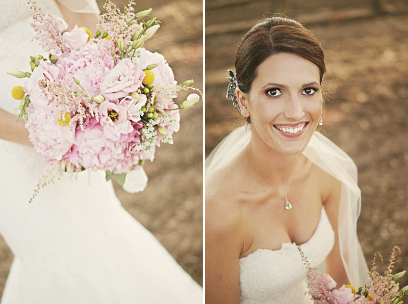 Pink and Mint California Vineyard Wedding via TheELD.com