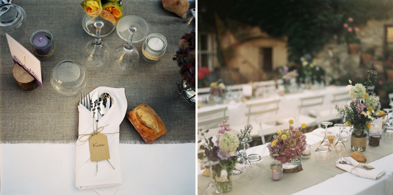 Rustic Lavender Southern France Wedding via TheELD.com